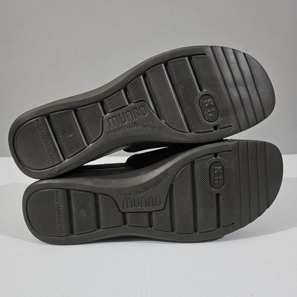 NEW Munro Nalia Sandal Platform Slide Khaki Green Size 8 SUPER SLIM WIDTH - Picture 11 of 13